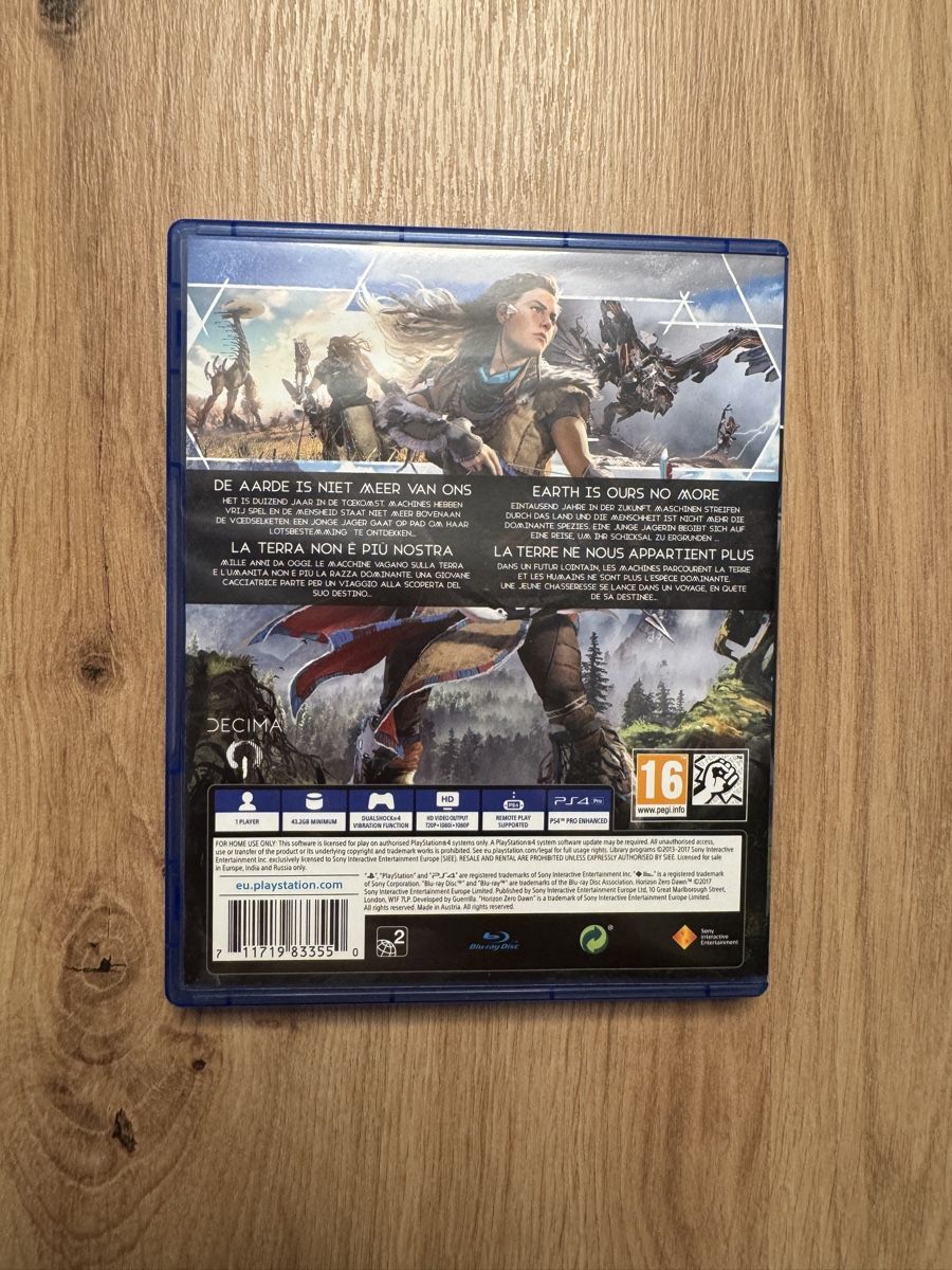 Sony Jeux: Horizon Zero Dawn PS4 Spiel gebraucht  – D'occasion à Biberist par etesummer 1