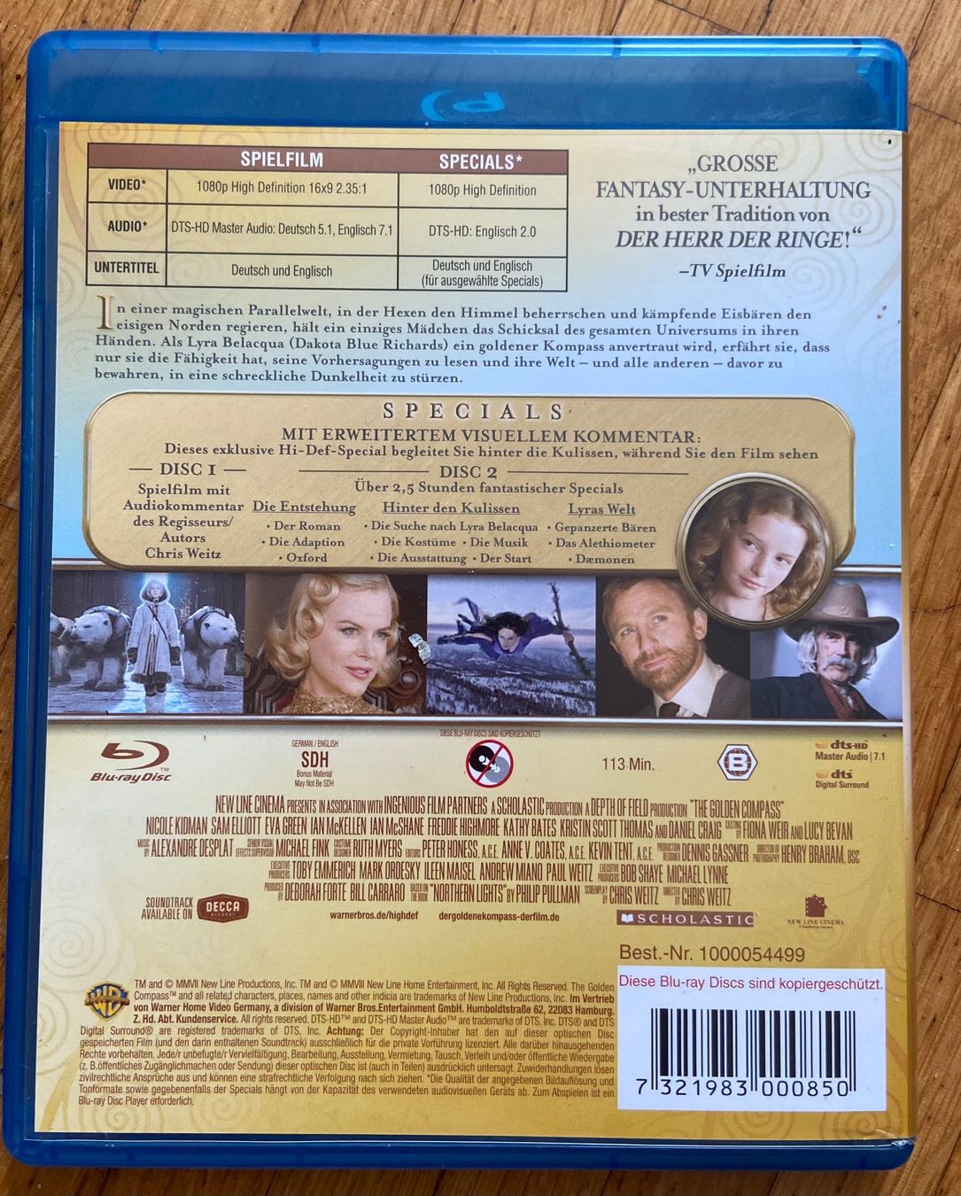 Alle DVDs: Blu-Ray – Der Goldene Kompass • 2-Disc Special Edition – Gebraucht aus Luzern von Lycka 2