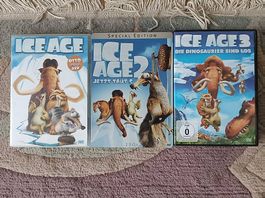 Ice Age DVD Sammlung  Teil 1 bis 3
