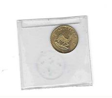 1978 South Africa/kleinste KrügerRand goldfarbige Münze/11mm