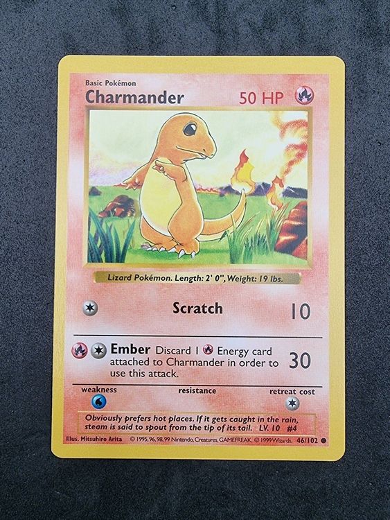 Pokemon Charmander Base Set Shadowless ab 1.- (Gebraucht) in Lenzburg ...