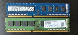 2× 4 GB DDR3 PC3-12800 (1600 MHz) Desktop RAM 