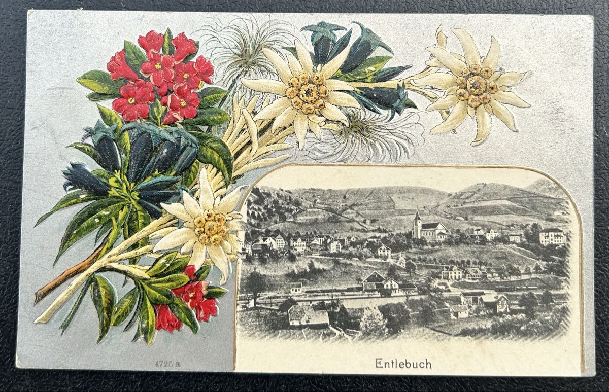 Ansichtskarten: Prägekarte Entlebuch  – Gebraucht aus Horw von Tellbub