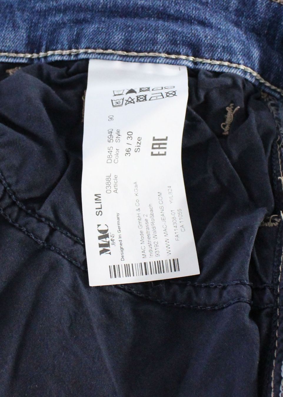 Jeans: MAC Jeans SLIM W36/L30 – Usato da Belp venduto da caramel-secondhand 5