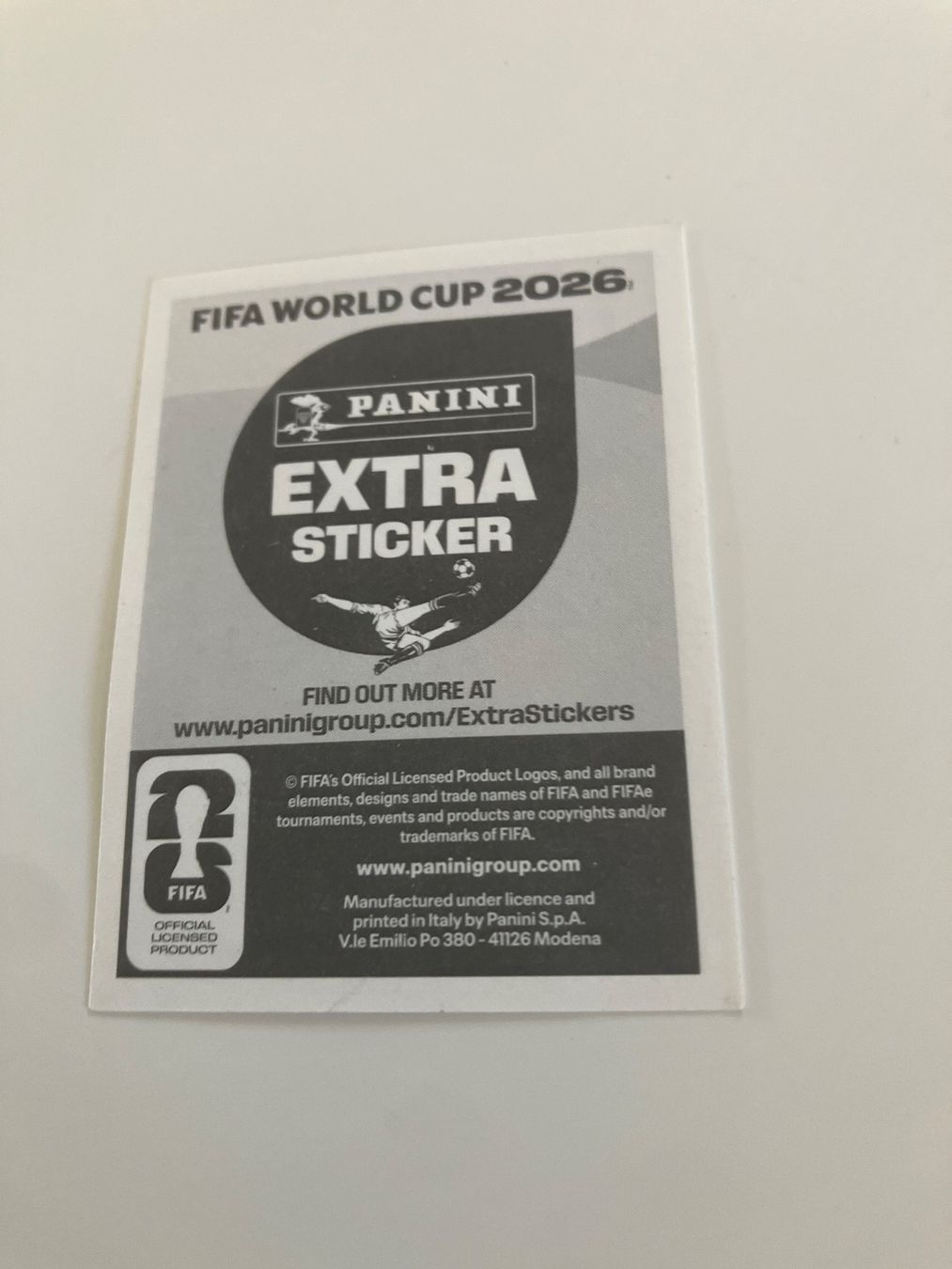 Panini Sammelbilder & Trading cards: Image panini stickers 2026 – Gebraucht aus Le Sentier von rol_5zpw 1