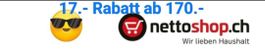 17 Franken Nettoshop Gutschein
