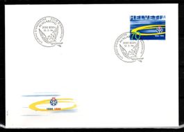 1996 - FDC /Werbemarken / 100 Jahre Touring Club der Schweiz