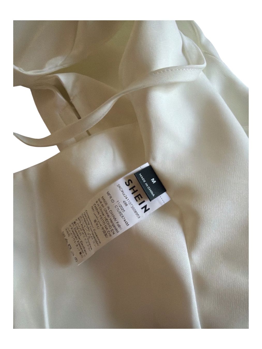 Shein Top: Weste Shein weiss rückenfrei Grösse M – Nuovo (secondo la descrizione) da Brunnen venduto da Sandy_closet1 2