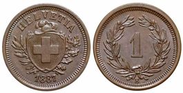 1 Rappen 1887