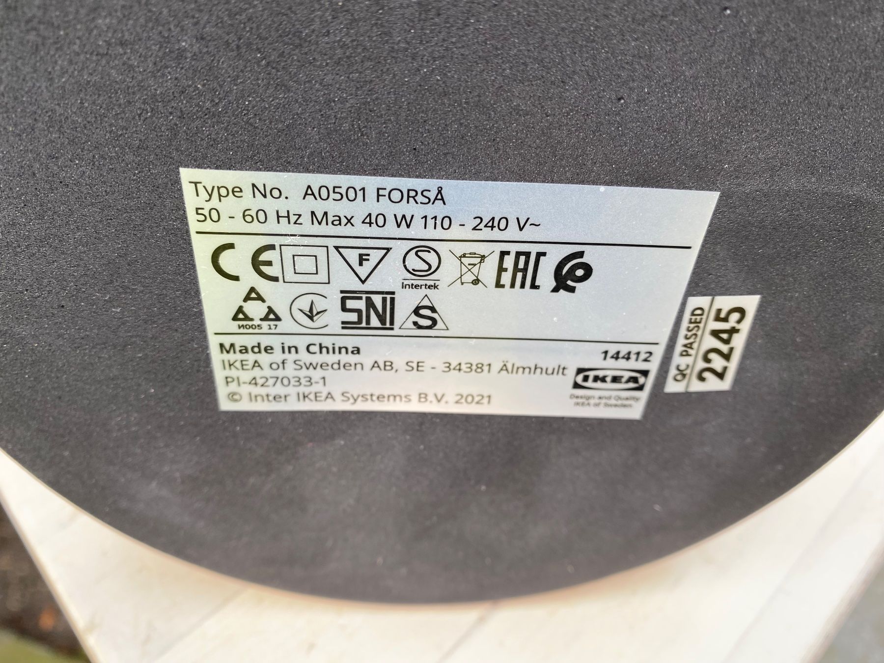 Ikea Lampade: Ikea Forsa Tischlampe – Usato da Feldbach venduto da Olive1 9