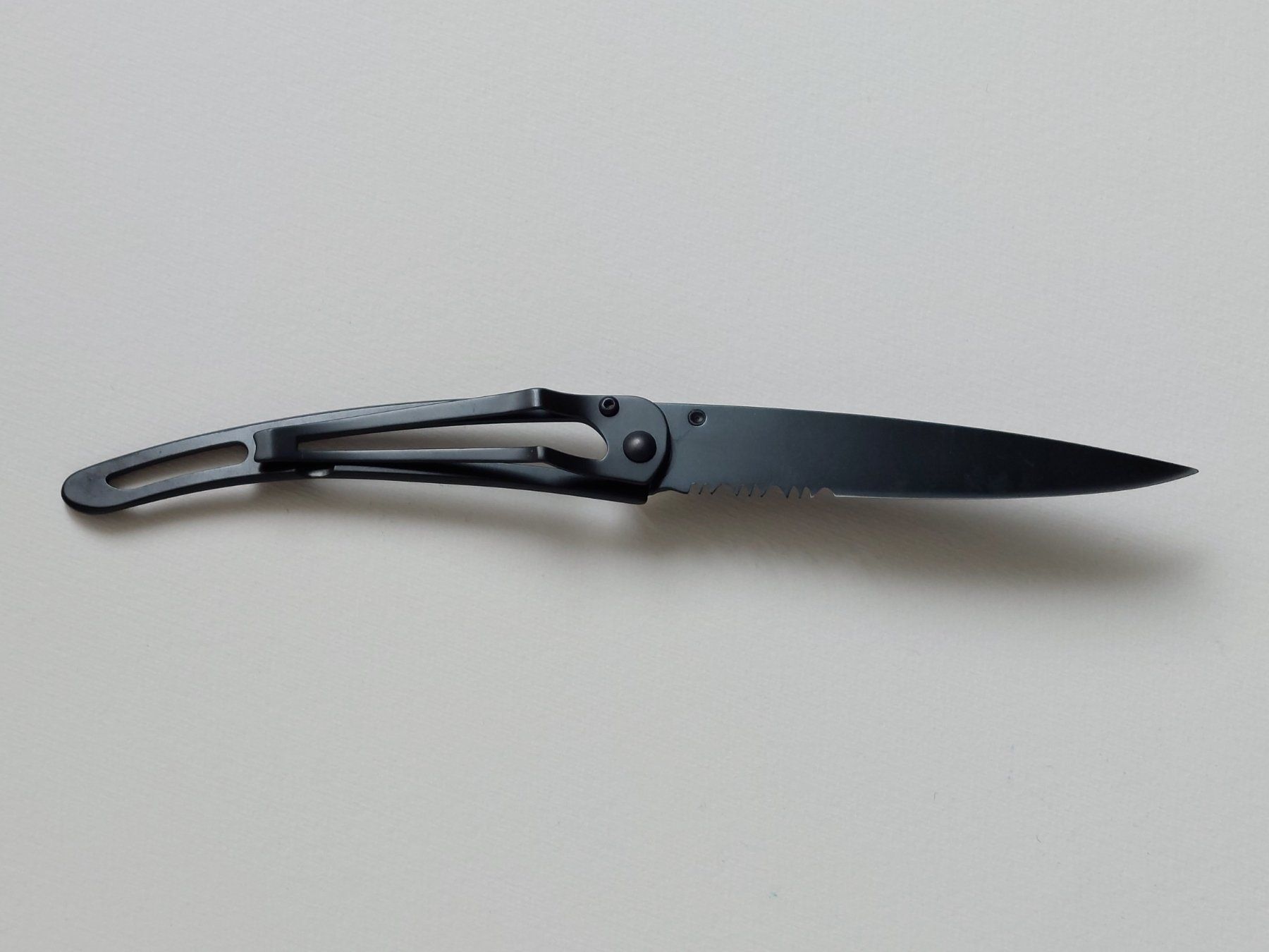 Coltelli tascabile: Klappmesser "Le 34 Grammes Noir" von Baladéo – Nuovo e nell'imballaggio originale da Liebefeld venduto da Helveticus6 1