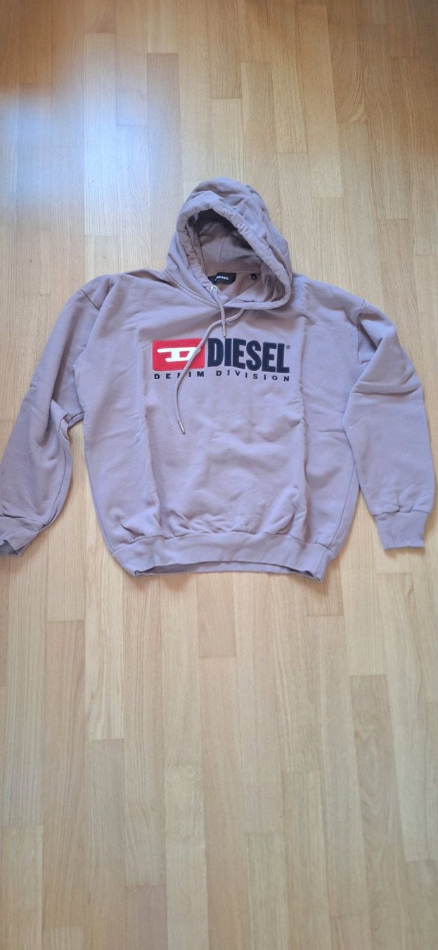 Diesel Maglioni & Felpe: Diesel, sweat à capuche, brun – Nuovo e nell'imballaggio originale da Lussery-Villars venduto da pousinete02