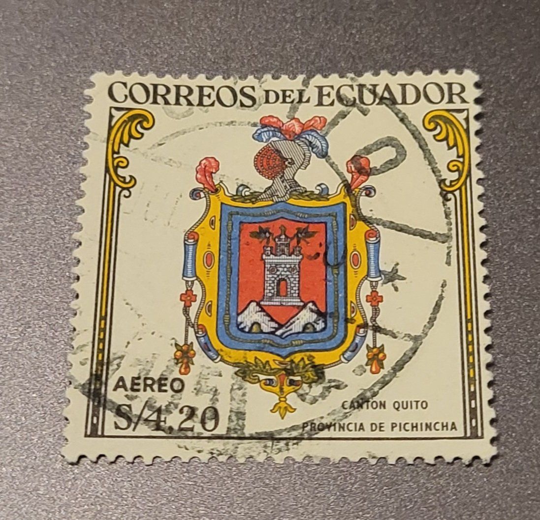 Alle Briefmarken: Ecuador 1959 alte briefmarke – Gebraucht aus St Gallen von Stampsalshobby