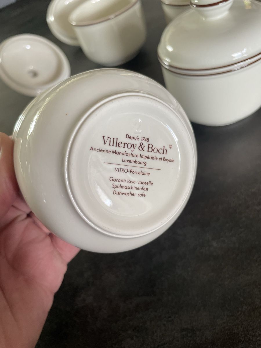 Villeroy & Boch Teglie da forno: 4 Ramequins à Soufflé Villeroy & Boch – Usato da Vallamand venduto da Bricbracbroc82 3