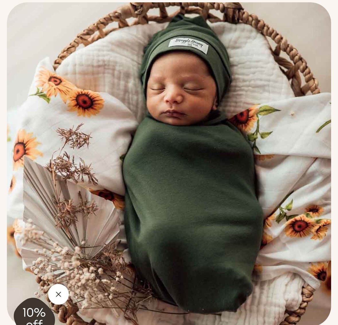 Copricapi, berretti & cappellini: Olive Organic Snuggle Swaddle & Beanie Set – Nuovo (secondo la descrizione) da Zürich venduto da S_on