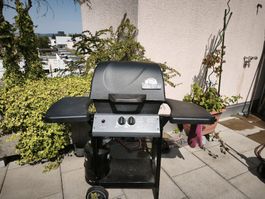 Gas Grill Koenig with Gas Bottle used