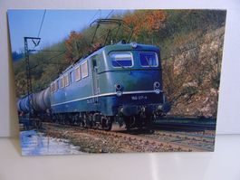 Postkarte DB Lok 150 177 Ölzug Geislinger Steige 16.2.1981.