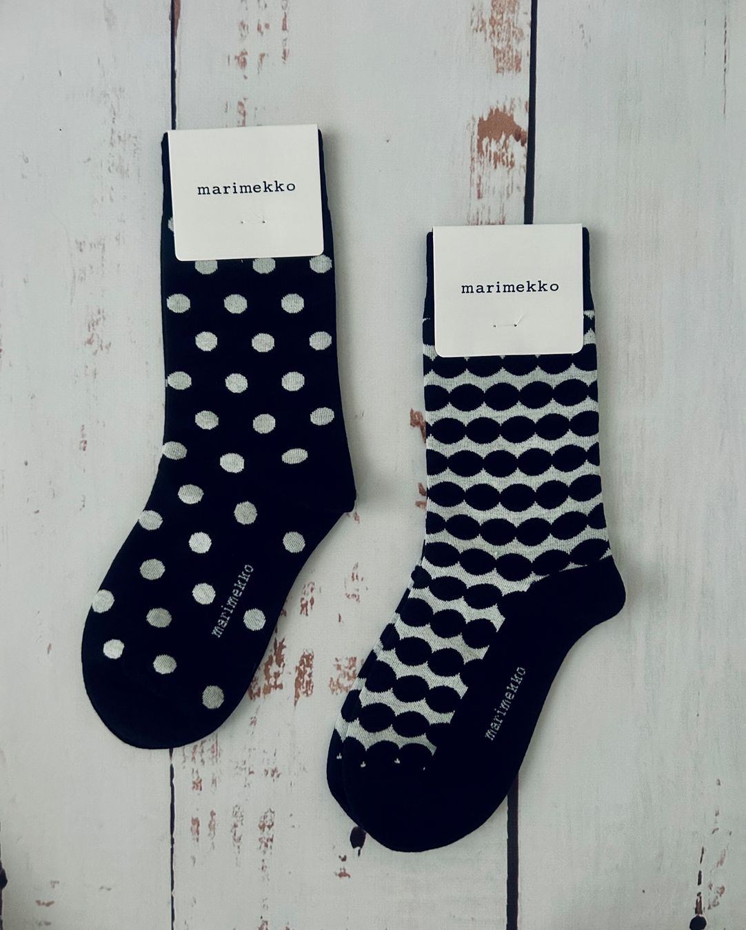 Socken: Marimekko socks pop-up stripes print – Neu und originalverpackt aus Zürich von Ferienan 2