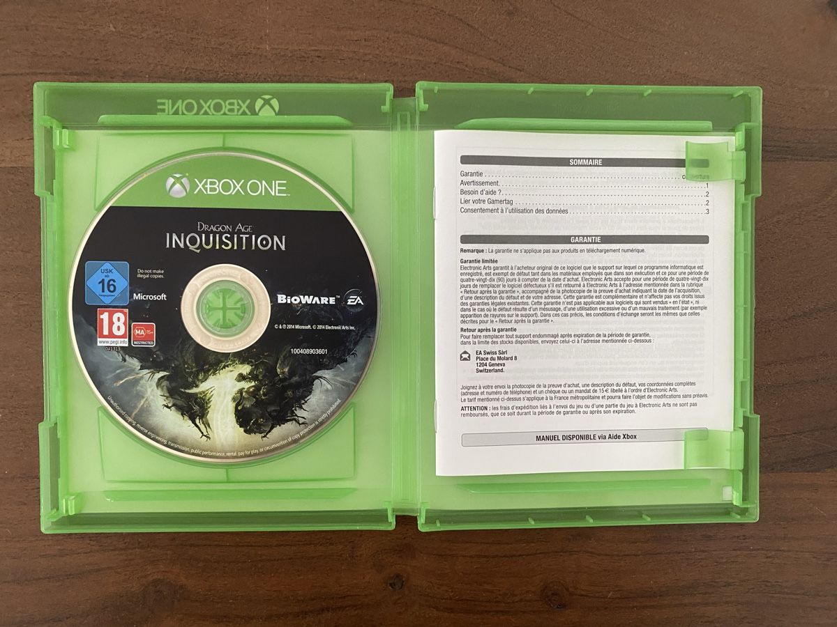 Microsoft Giochi: Dragon Age Inquisition für Xbox One – Usato da Thunstetten venduto da Virus_33 1