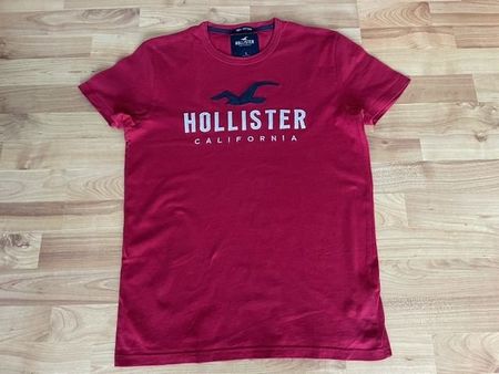 Hollister T-Shirt rot, Grösse S