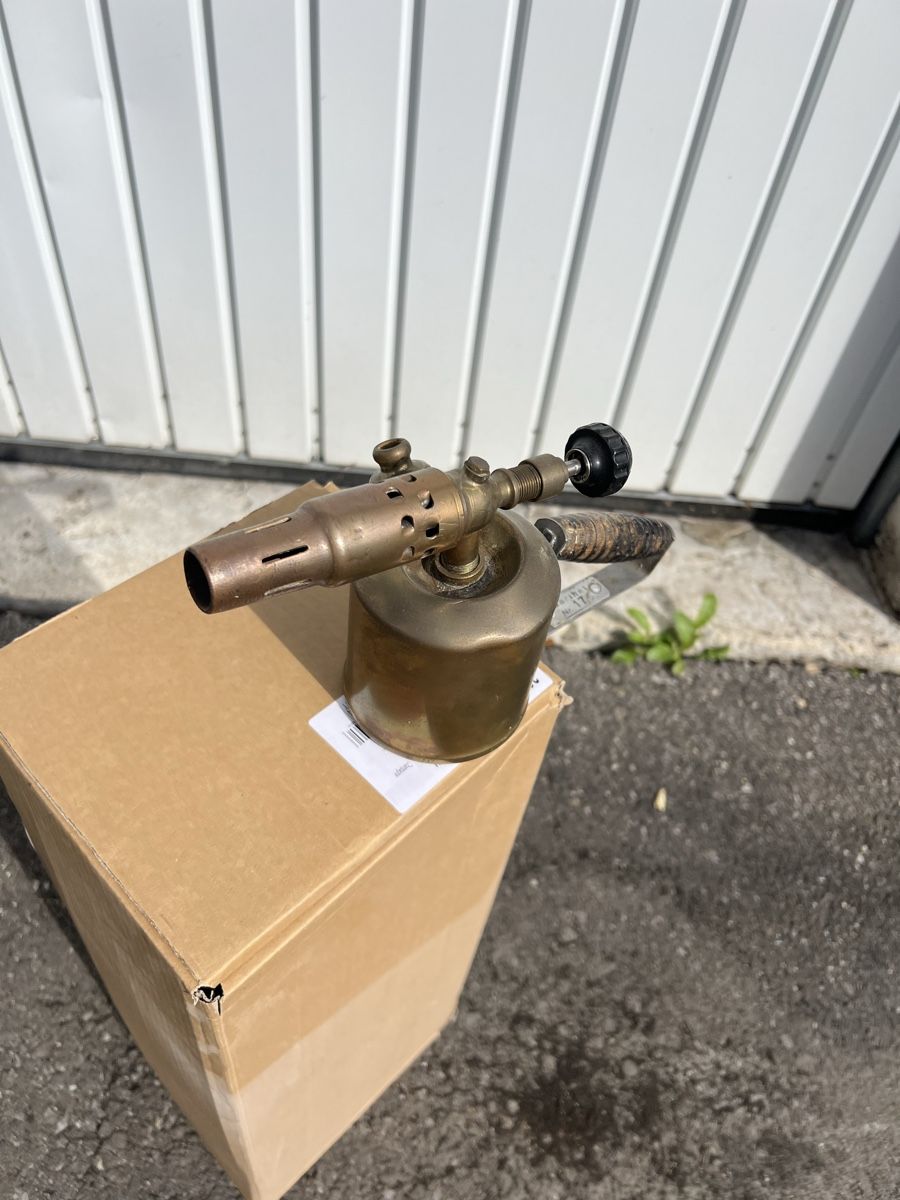 Löten & Schweissen: Benzin Brenner, Lötlampe Messing – Gebraucht aus Thun von Biaggi1 1