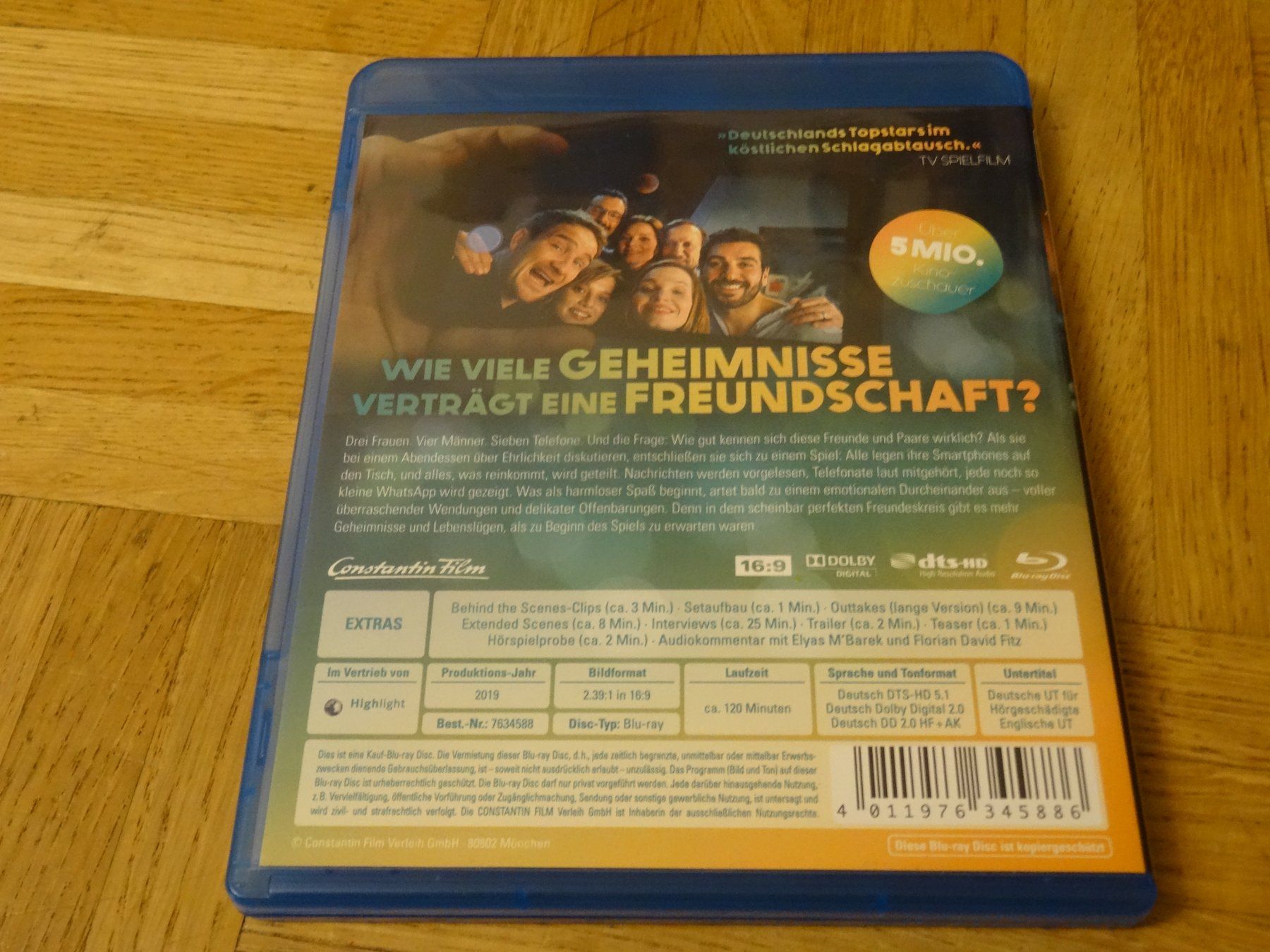 Tutti i DVDs: Blu-ray: Das Perfekte Geheimnis – Usato da Olten venduto da Disc-Ausverkauf 2