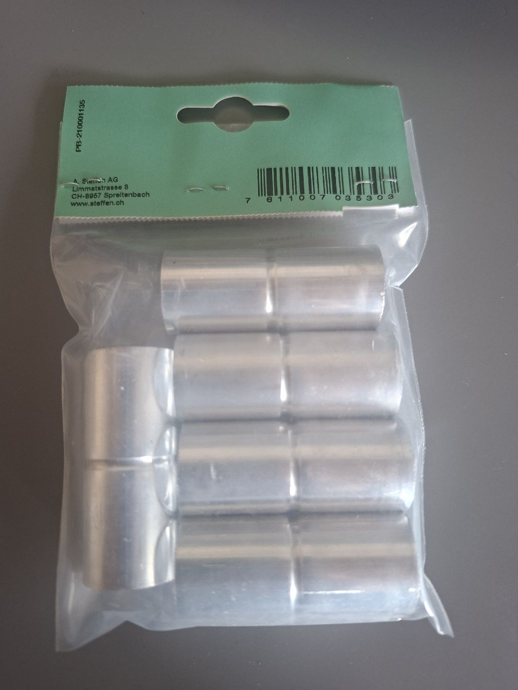 Elektronikbauteile: ALU-Muffe M20, 5 Stk. Von Steffen – Neu und originalverpackt aus Watt von MG_Products 1