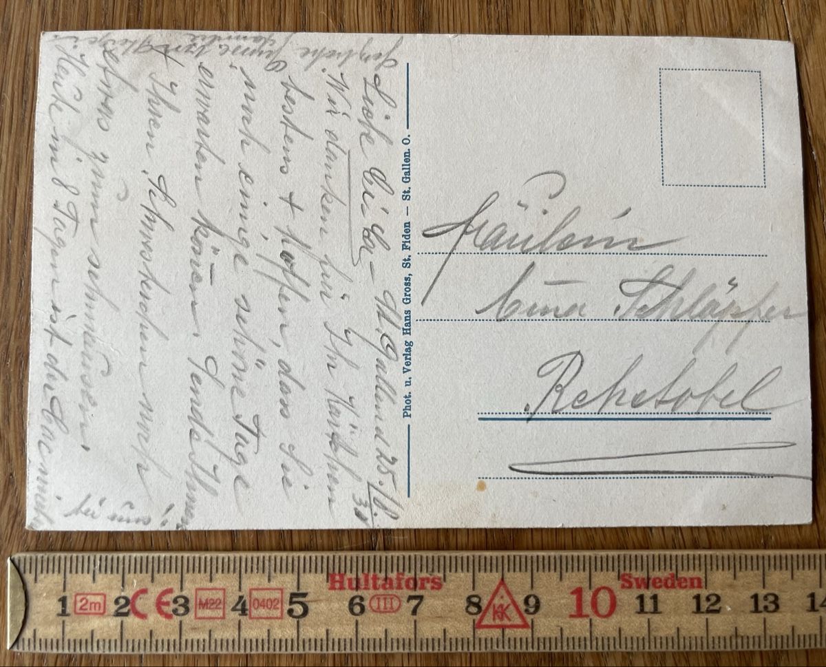 Cartes postales: Ansichtskarte St. Galler – D'occasion à Waldstatt par Cremschnitte 1