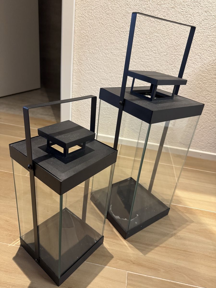 Alle Dekorationen: 2 indoor and outdoor candle holders – Gebraucht aus Münchenstein von ArleneLM 2