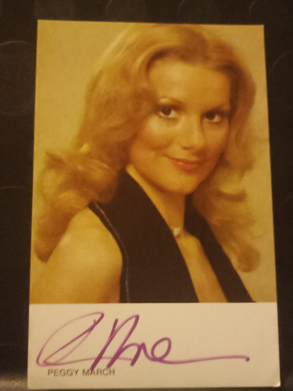 Autografi: Peggy March - handsigniert – Usato da Menziken venduto da Artographs