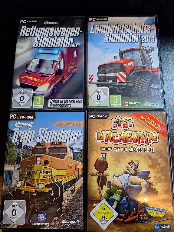 Spiele: 4 Pc Games Simulator  – Gebraucht aus Volketswil von sch_zly6