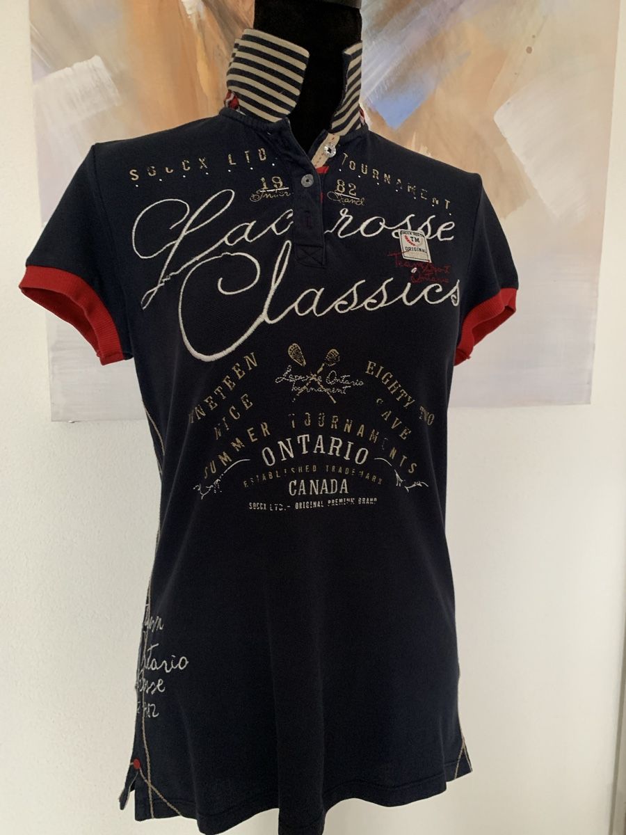 Polo-Shirts: 2 SOCX Poloshirts Gr. 38 weiss & dunkelblau – Gebraucht aus Neuendorf von LadystreetL 5