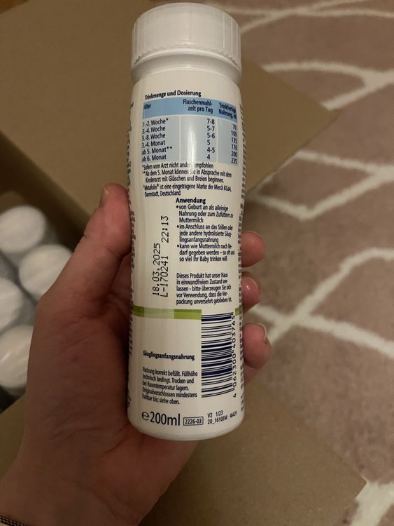 HiPP Pre HA Combiotik Anfangsmilch zu verkaufen 6