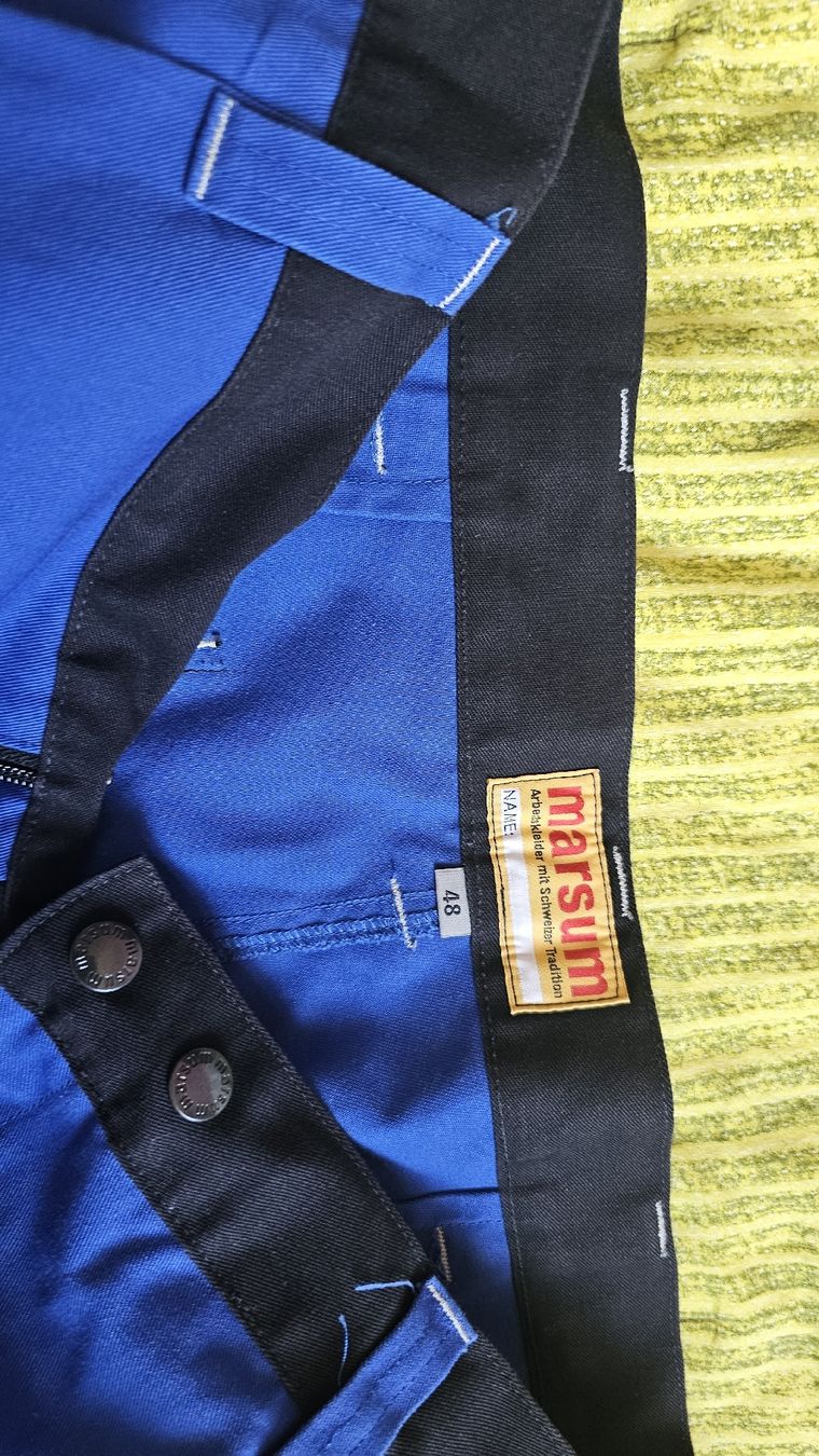 Pantaloni: Blaue Cargo Arbeitshose Grösse 48 gebraucht – Usato da Kriens venduto da fat_6ghn 1