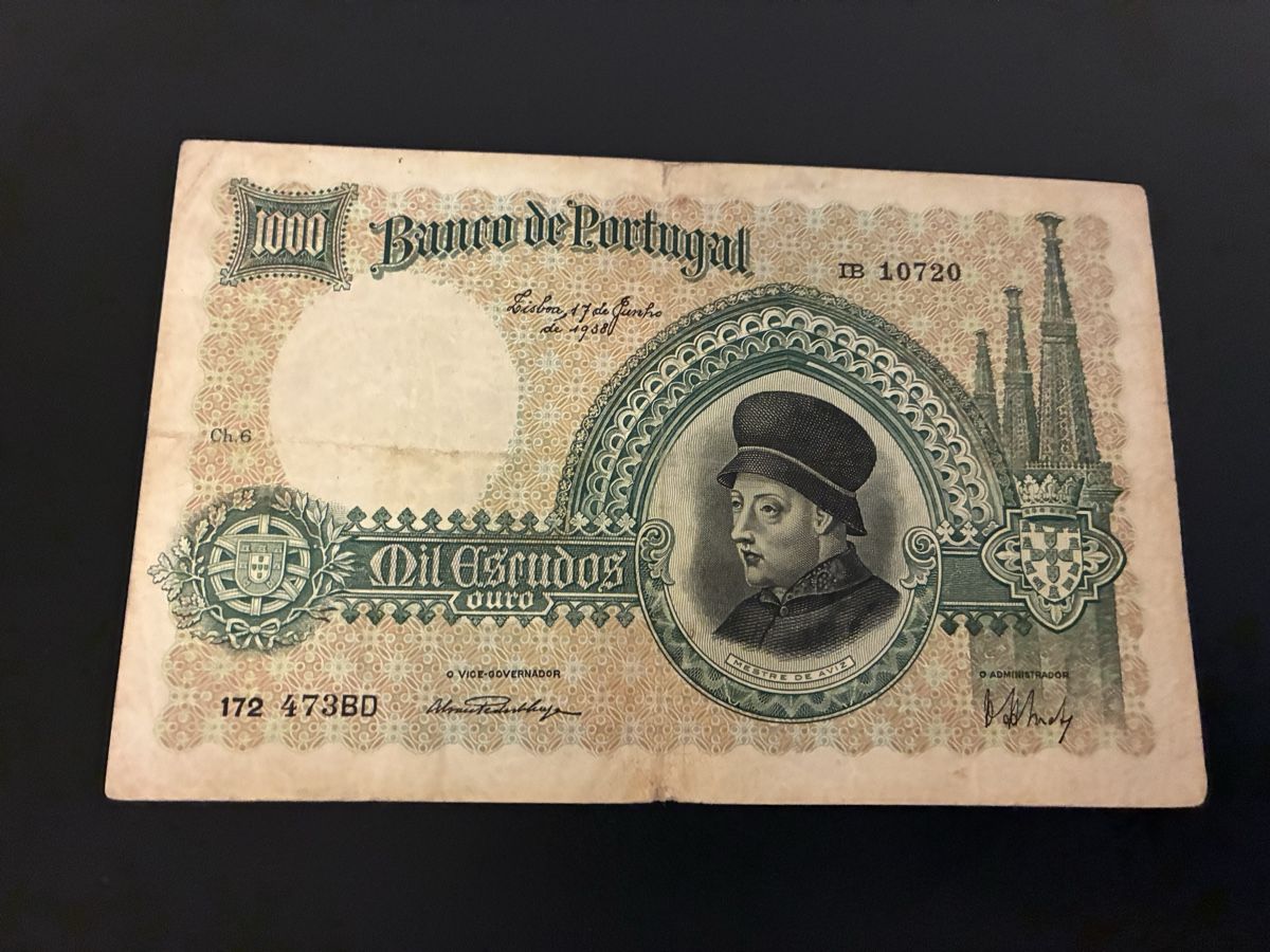 Banconote: 1000$00 1938 – Usato da Dällikon venduto da Woldbanknoten 1