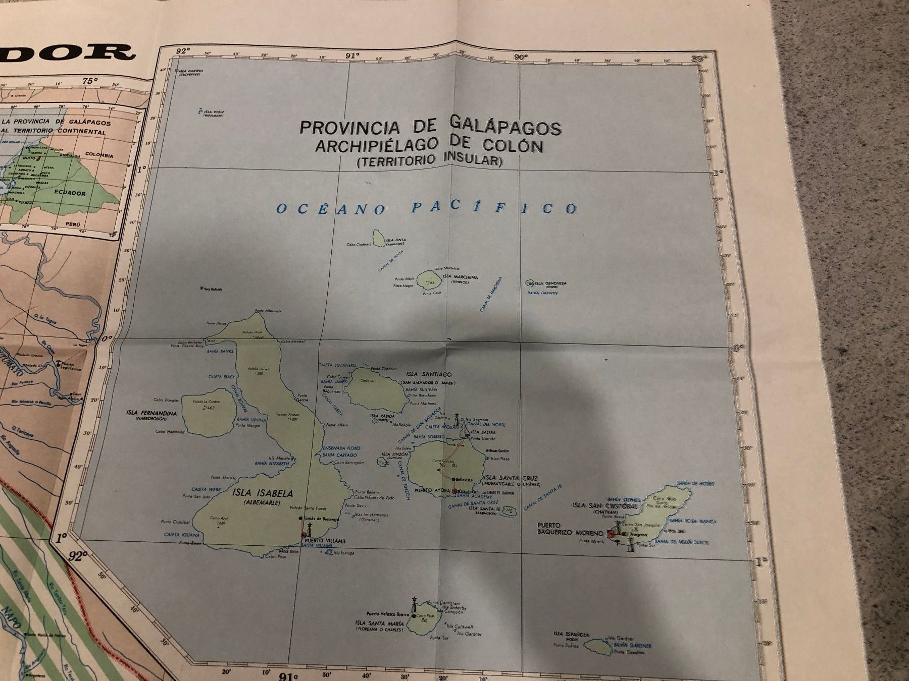 Cartine & Atlanti: Landkarte Ecuador – Usato da Lindau venduto da Ensenada 8
