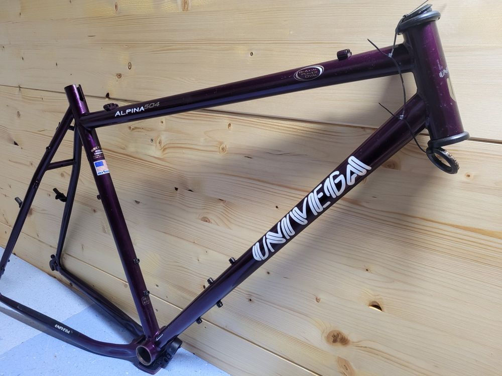 Potence De Vélo Vintage Univega Alpina 1 – 135mm, 25,4mm, Acier CRMO, Pour VTT Montagne 1989