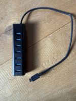 Hub USB-C ICY BOX IB-HUB1700-C3 7 ports noir