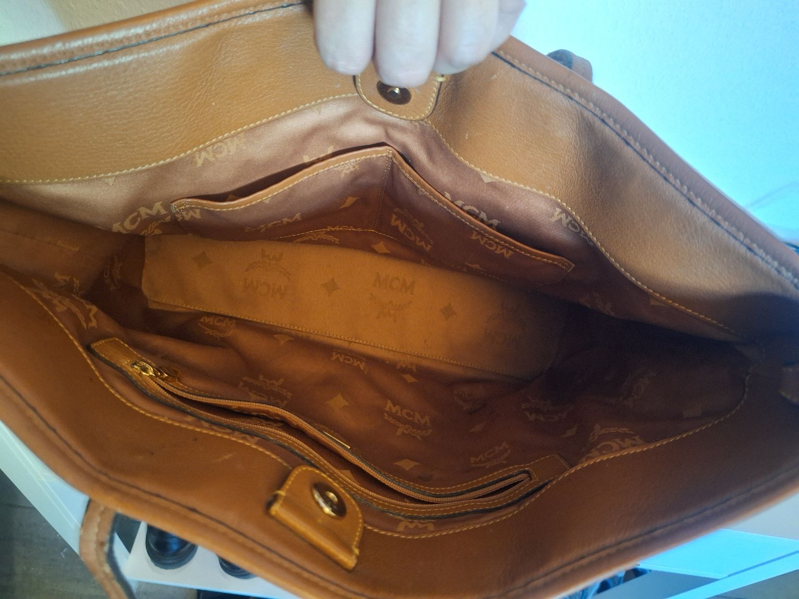 Mcm Sacs femmes: MCM Shopper Cognac – D'occasion à Basel par Ellafix 5