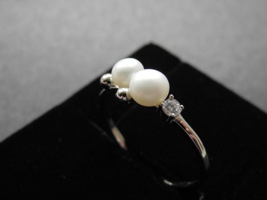 Anelli: Ring 925 Silber  mit Perlen – Nuovo (secondo la descrizione) da Balsthal venduto da qwer24 1