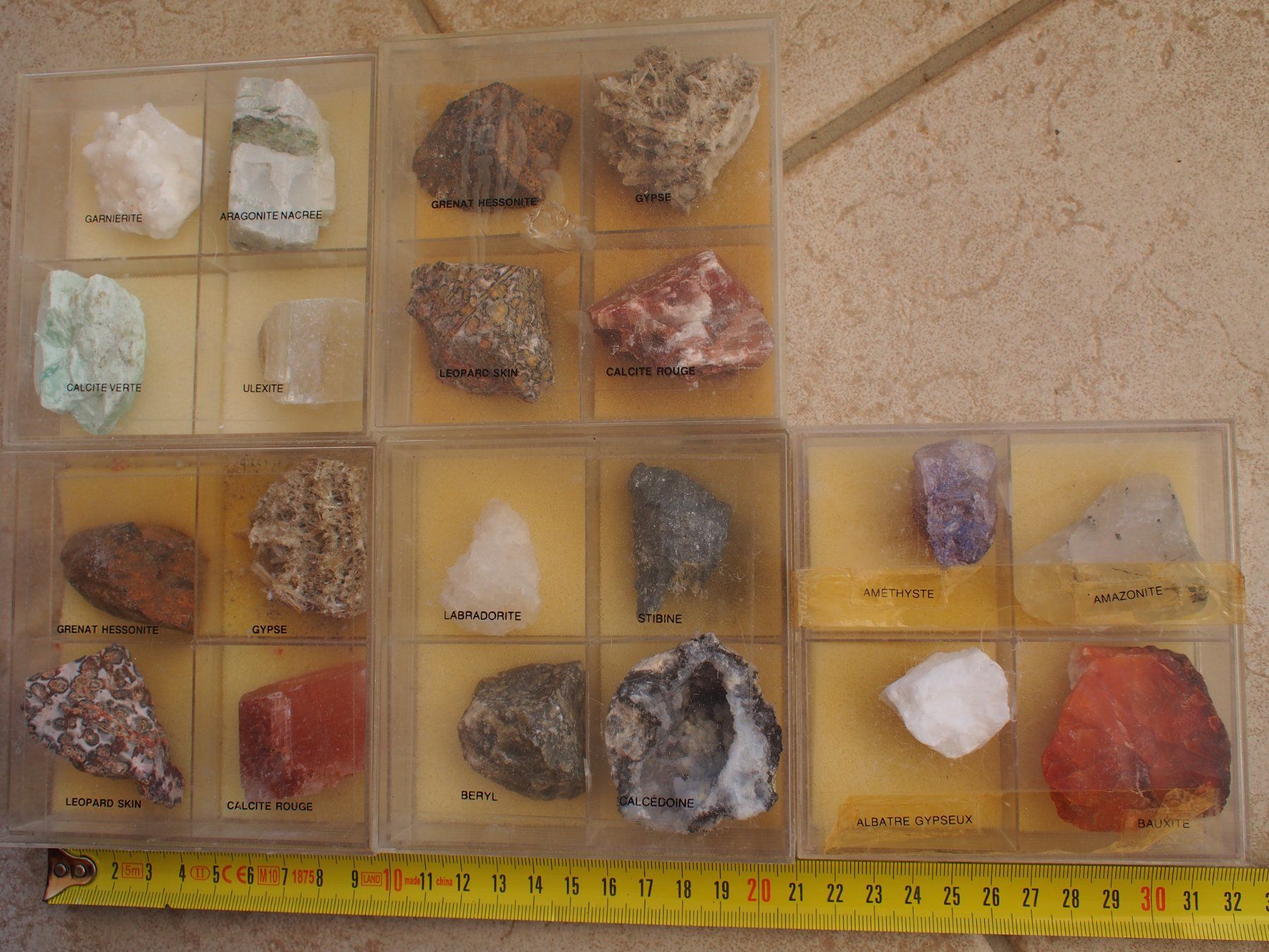 Minerali & Pietre curative: 3. lot de pierres diverses 20 sortes – Usato da Ovronnaz venduto da Etagne68 1