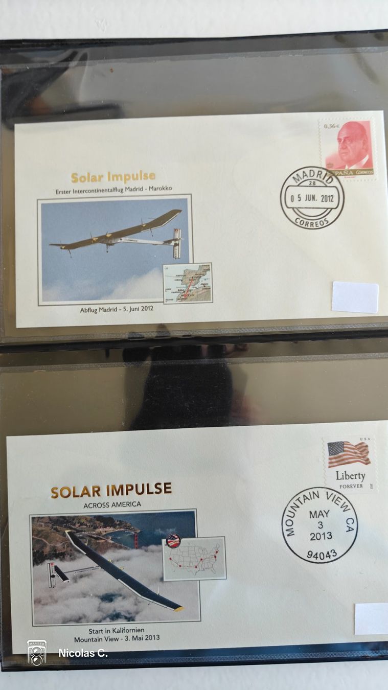 Tutti i francobolli: collection timbres Solar Impulse – Usato da Thônex venduto da Jan-Nemar 5