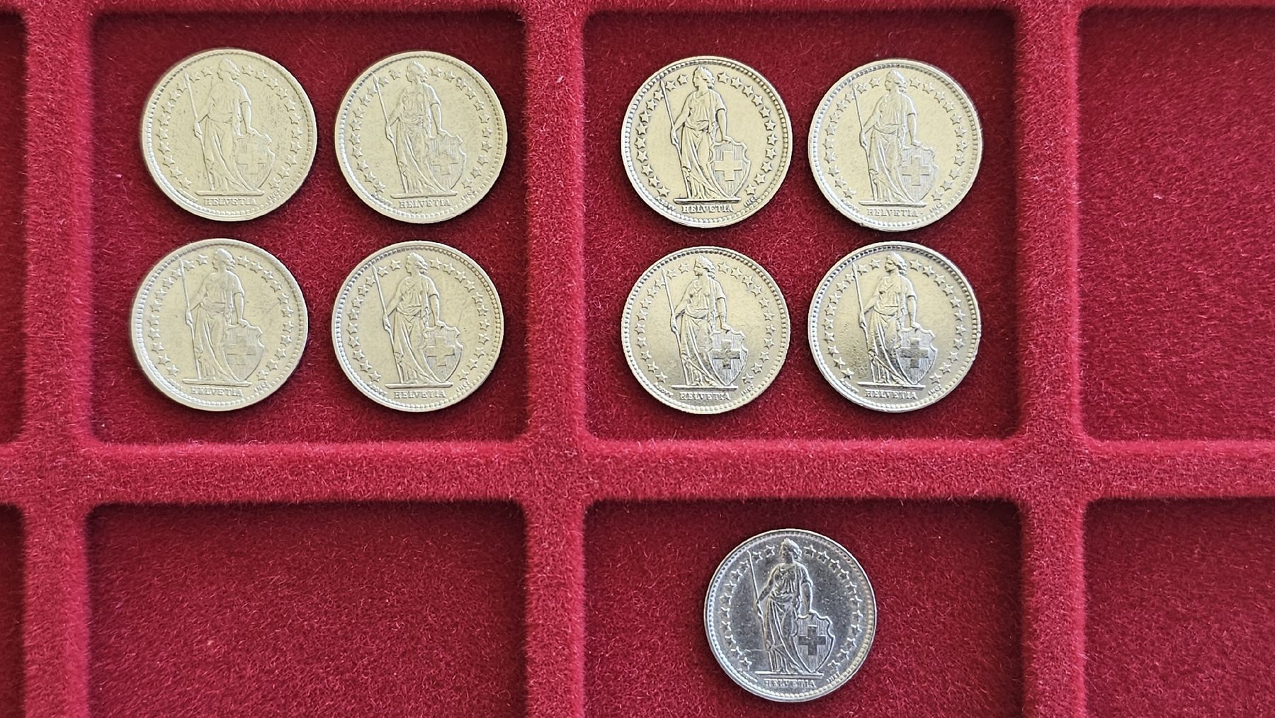 Tutti le monete: 0.50 Rp. 1875 - 1899  9Stk. – Usato da Unterterzen venduto da Speedy076 1