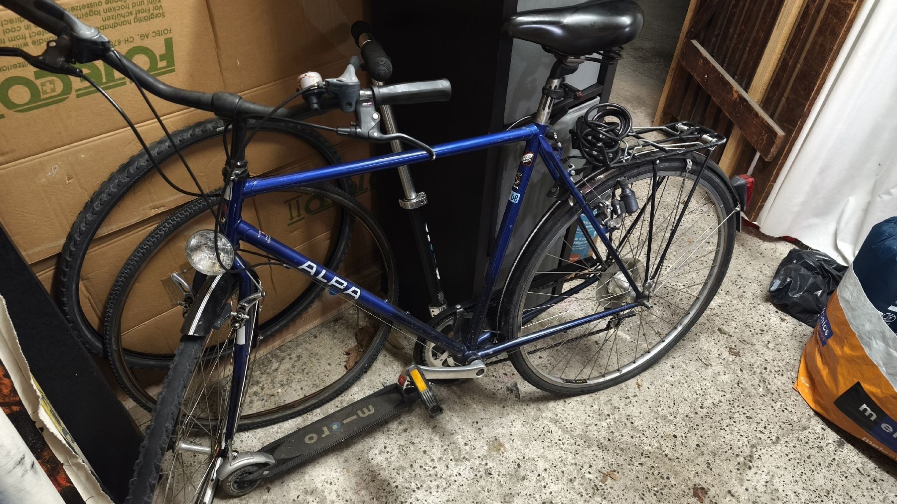 Velos: Alpa Bicycle blue good condition used – Gebraucht aus Zürich von lyk_9cbk