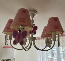 Kinderzimmer Deckenlampe Pink Schmetterling