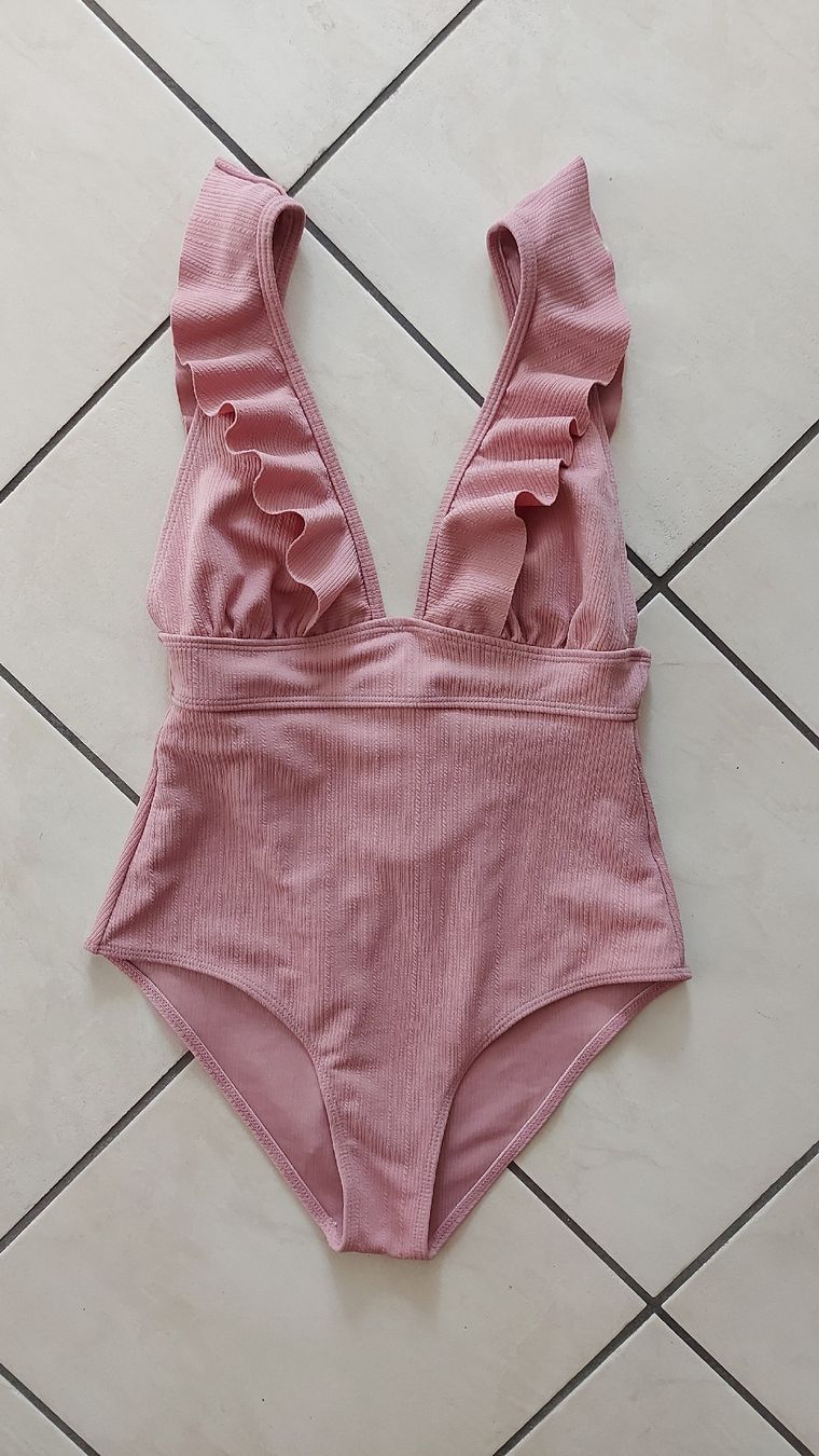 Costumi da bagno & Bikini: Badeanzug mit Rüschen Gr. M – Nuovo (secondo la descrizione) da Sion venduto da aud_7pxl