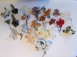 Seidenblumen für Hochzeit, Kerzen, Anstecken, Gestecke