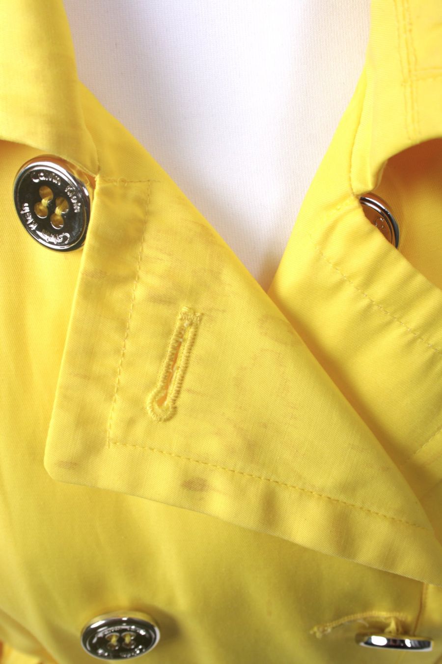 Calvin Klein Mäntel: CALVIN KLEIN Trenchcoat gelb, Gr. L – Gebraucht aus Zollikofen von Restwert_Zollikofen 6