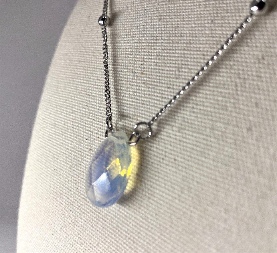 Catenine: Collier Silber 925 mit Opalith – Nuovo e nell'imballaggio originale da Matten b. Interlaken venduto da kero71 2