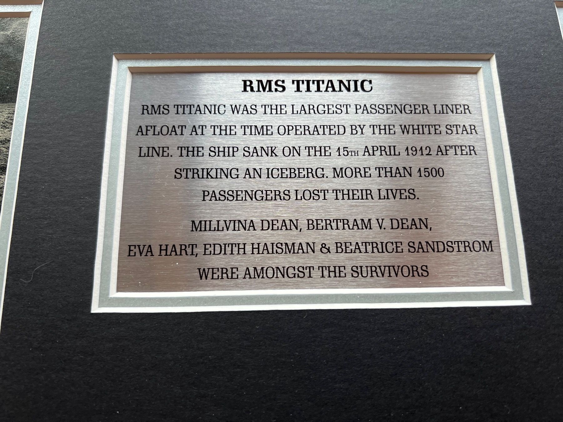 Autografi: Titanic Autogramme original zertifiziert – Nuovo (secondo la descrizione) da Hittnau venduto da workaholic60 1